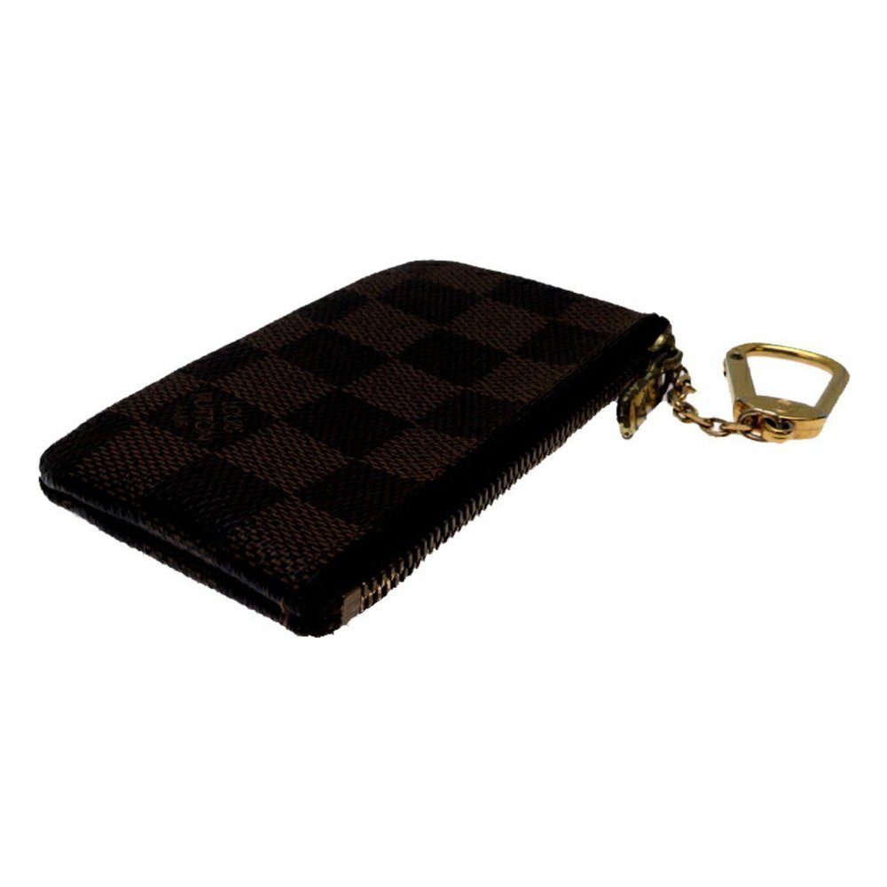 LOUIS VUITTON Authentic Brown Damier Pochette Mini Bag - Picture 3 of 9